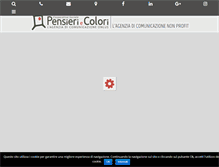 Tablet Screenshot of pensieriecolori.it